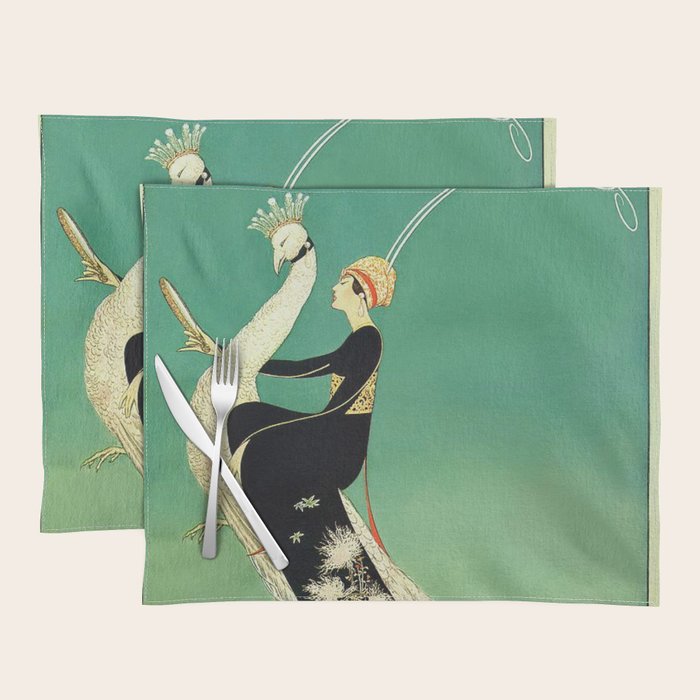 Vintage Magazine Cover - Peacock Placemat Gallery Image 1