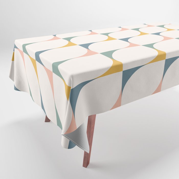 Abstract Patterned Shapes XXVI Tablecloth Gallery Image 1