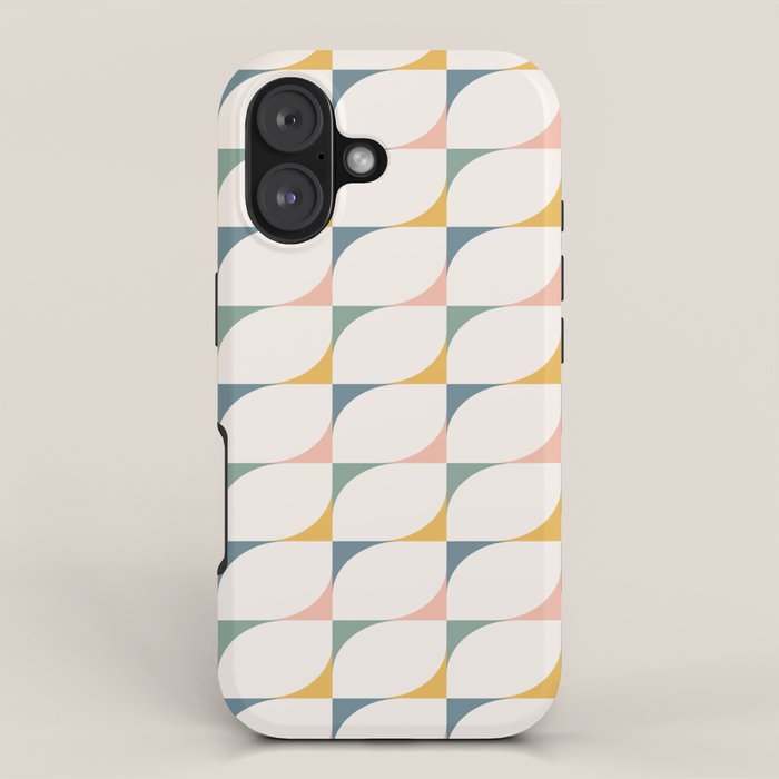 Abstract Patterned Shapes XXVI iPhone Case Gallery Image 1