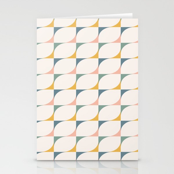 Abstract Patterned Shapes XXVI Stationery Card Gallery Image 1