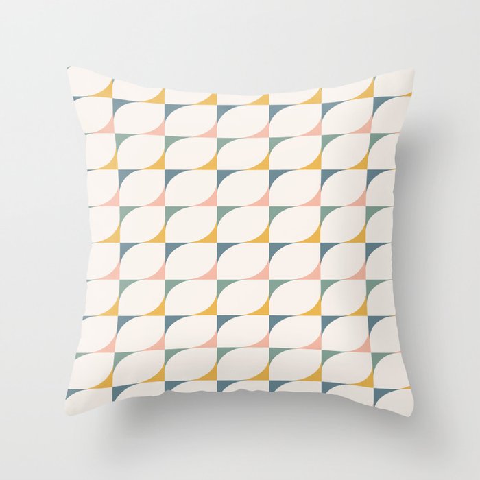 Abstract Patterned Shapes XXVI Throw Pillow Gallery Image 6