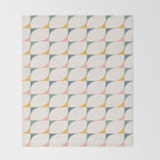 Abstract Patterned Shapes XXVI Throw Blanket Gallery Image 2