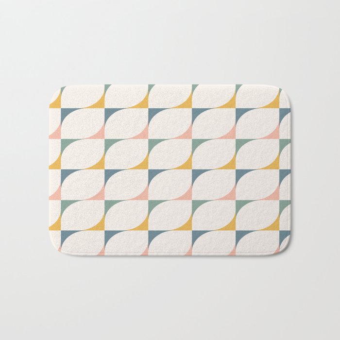 Abstract Patterned Shapes XXVI Bath Mat Gallery Image 1