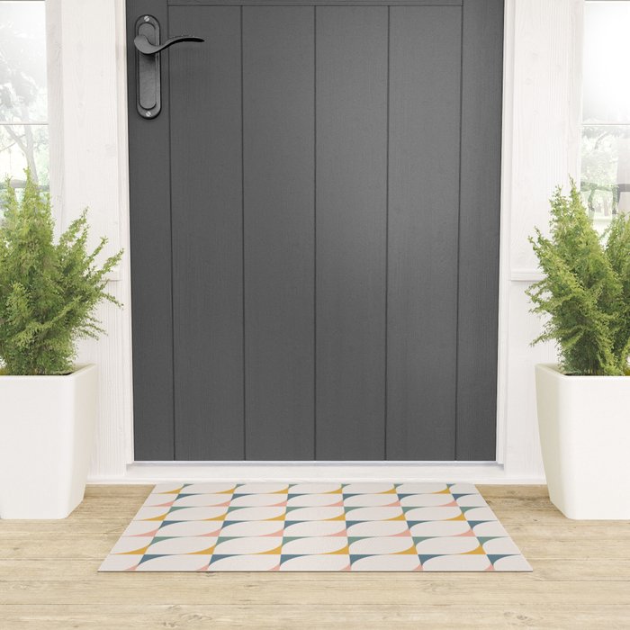 Abstract Patterned Shapes XXVI Welcome Mat Gallery Image 3