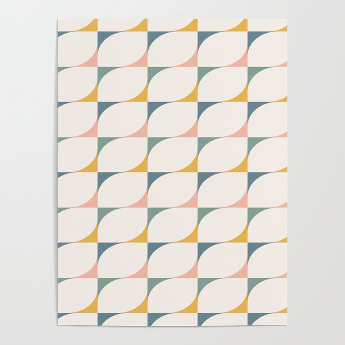 Abstract Patterned Shapes XXVI Poster Gallery Image 4