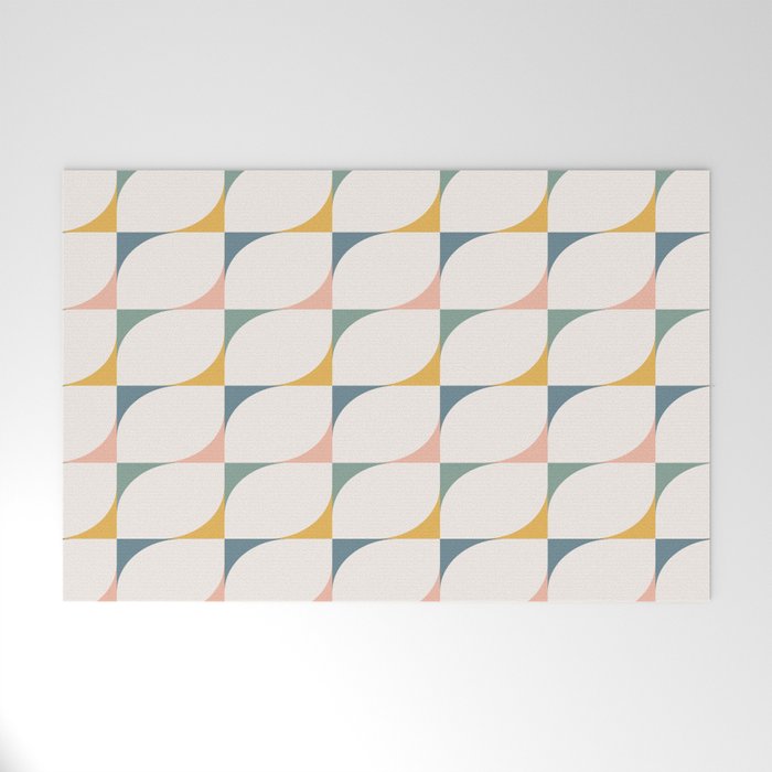 Abstract Patterned Shapes XXVI Welcome Mat Gallery Image 1