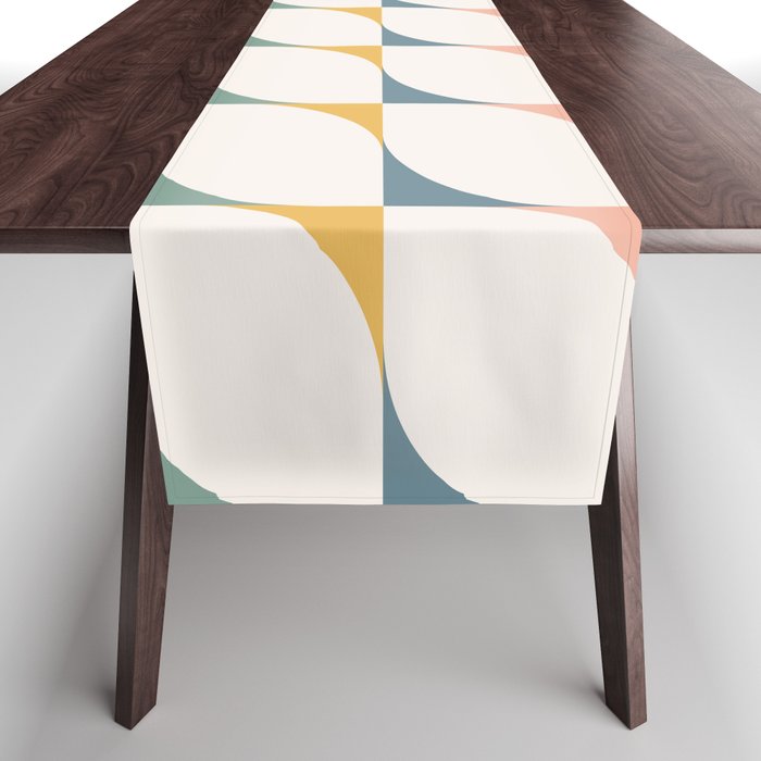 Abstract Patterned Shapes XXVI Table Runner Gallery Image 1
