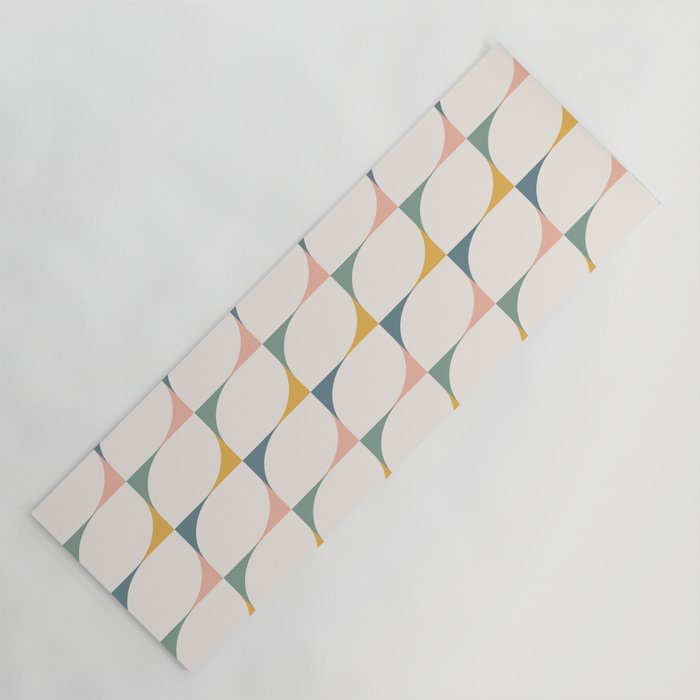 Abstract Patterned Shapes XXVI Yoga Mat Gallery Image 1