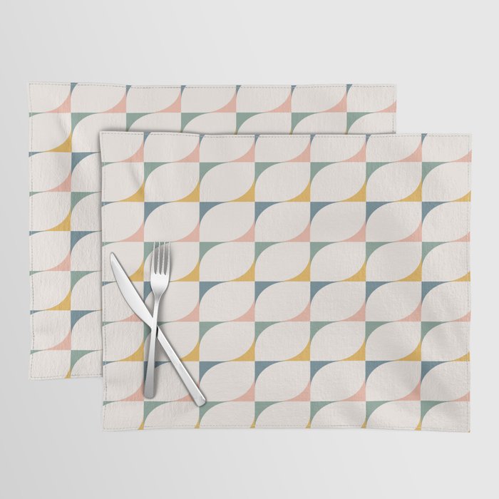Abstract Patterned Shapes XXVI Placemat Gallery Image 1
