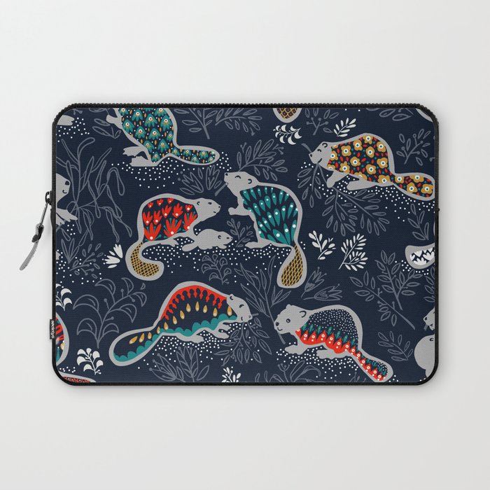Beaver is back by night - Comeback Species Laptop Sleeve Gallery Image 1