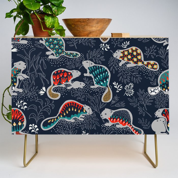 Beaver is back by night - Comeback Species Credenza Gallery Image 1