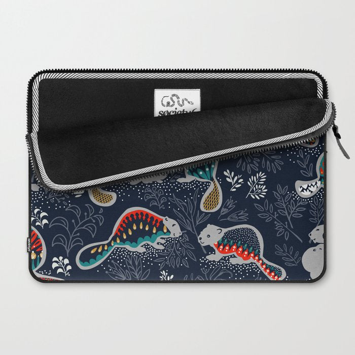Beaver is back by night - Comeback Species Laptop Sleeve Gallery Image 2