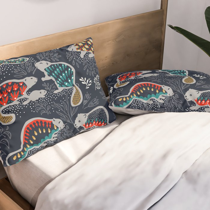 Beaver is back by night - Comeback Species Pillow Sham Gallery Image 2