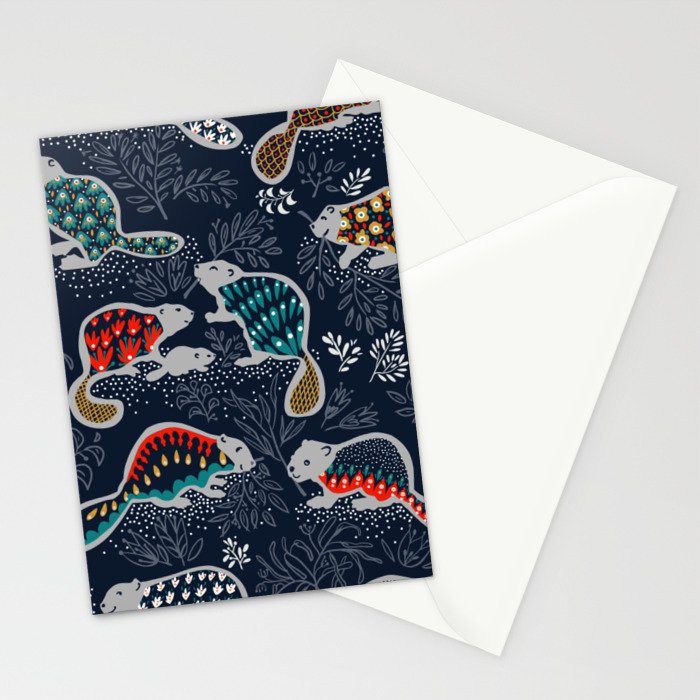 Beaver is back by night - Comeback Species Stationery Card Gallery Image 2