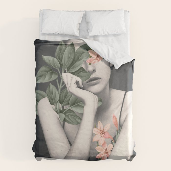 natural beauty-collage 3/1 Duvet Cover Gallery Image 1