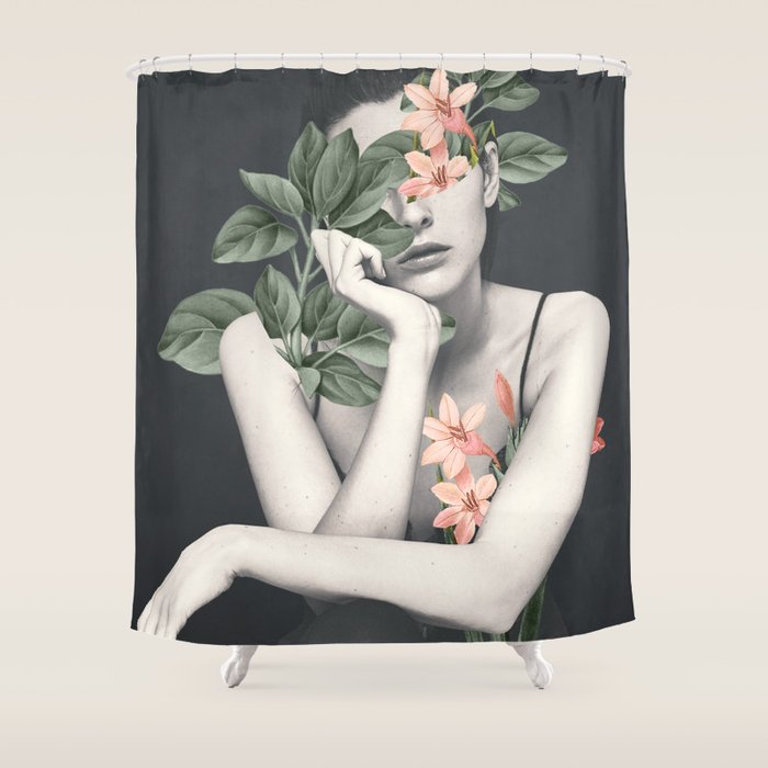 natural beauty-collage 3/1 Shower Curtain Gallery Image 1