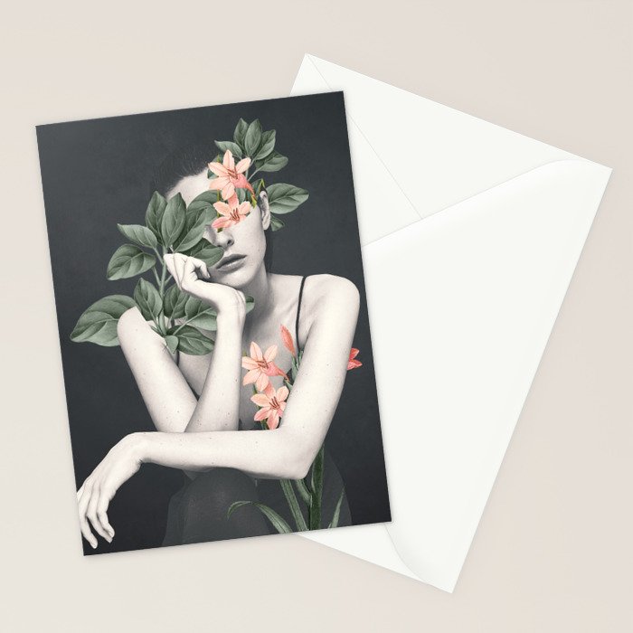 natural beauty-collage 3/1 Stationery Card Gallery Image 2