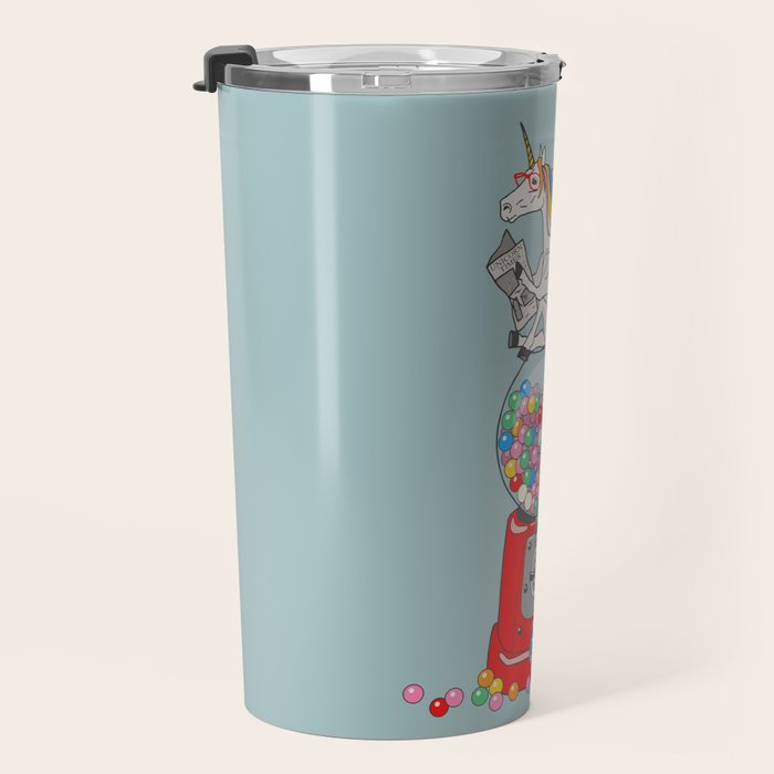 Unicorn Gumball Poop Travel Mug Gallery Image 3