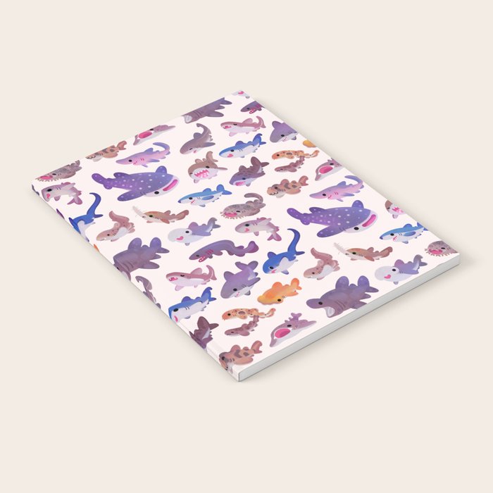 Shark day - pastel Notebook Gallery Image 2