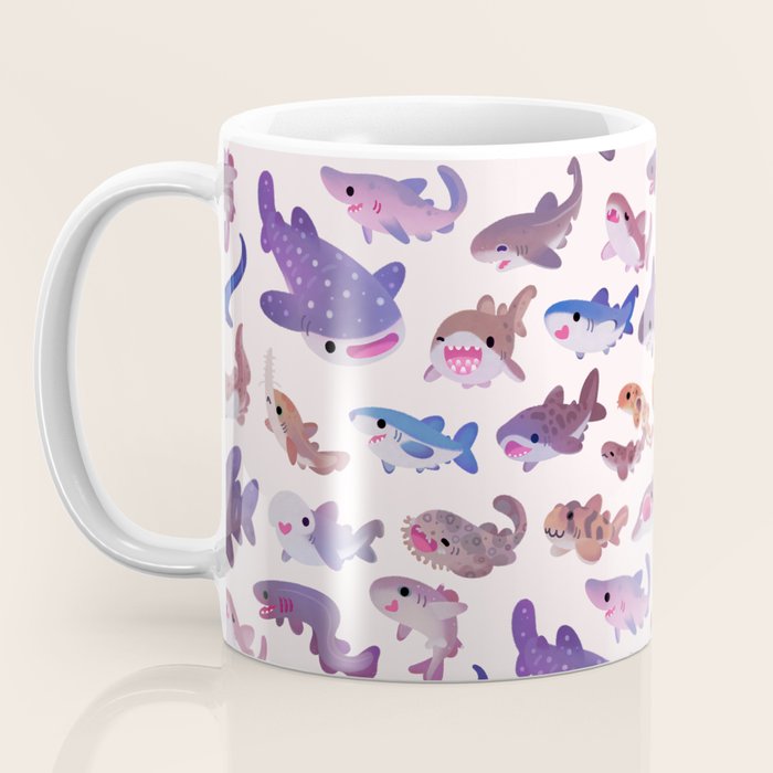 Shark day - pastel Coffee Mug Gallery Image 3