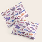 Shark day - pastel Pillow Sham Gallery Image 3
