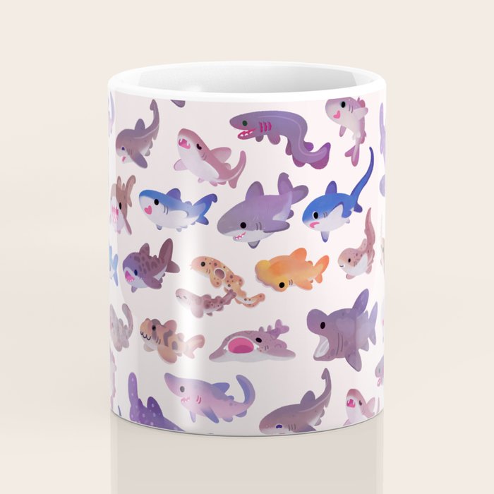 Shark day - pastel Coffee Mug Gallery Image 4