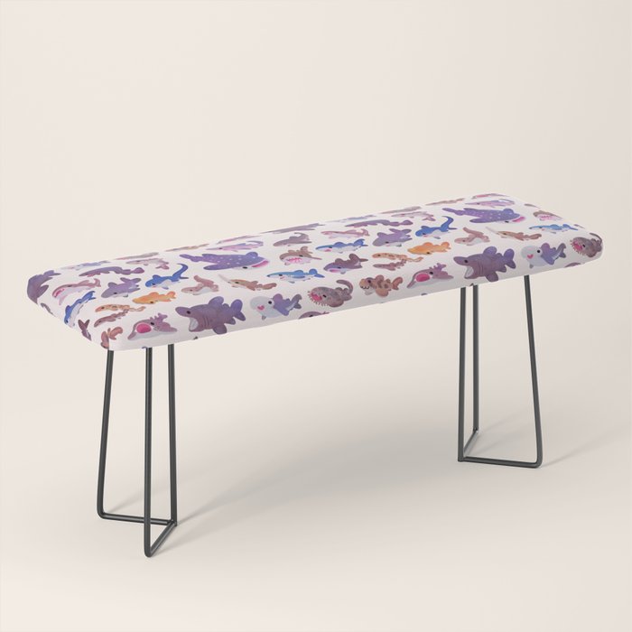 Shark day - pastel Bench Gallery Image 1