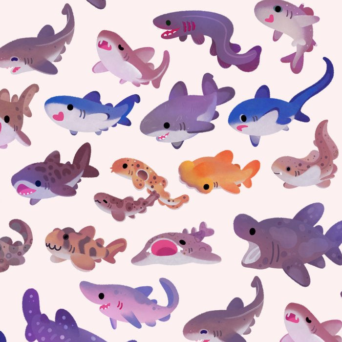Shark day - pastel Coffee Mug Gallery Image 2