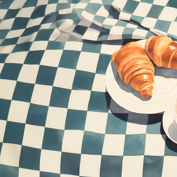 Morning Croissants and Coffee Bliss Coffee Mug Gallery Image 2