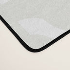 White Mid Century Modern Loop Pattern Desk Mat Gallery Image 4