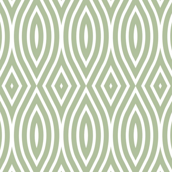 Decorative Boho Geo Pattern, Sage Green and White Coffee Mug Gallery Image 2