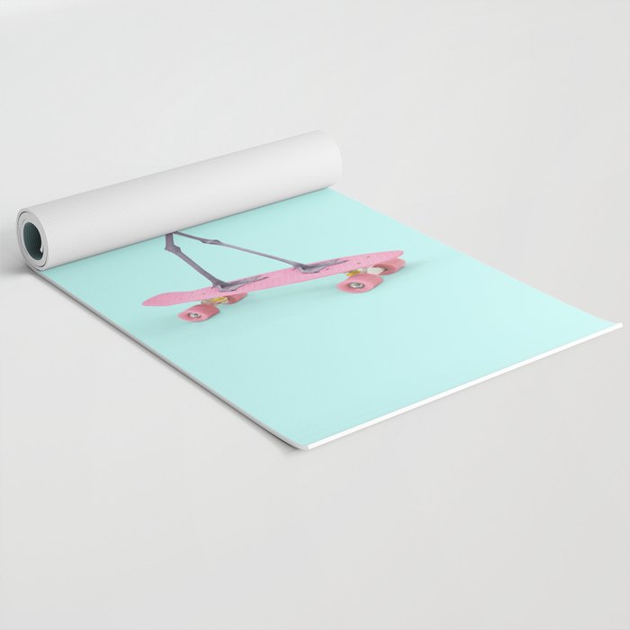 SKATE FLAMINGO Yoga Mat Gallery Image 2