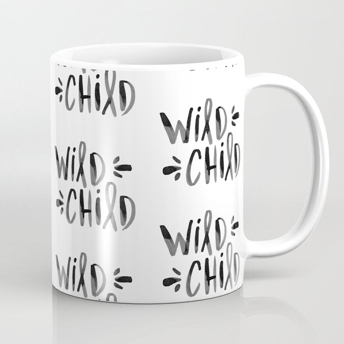 Wild Child - Black Coffee Mug Gallery Image 1