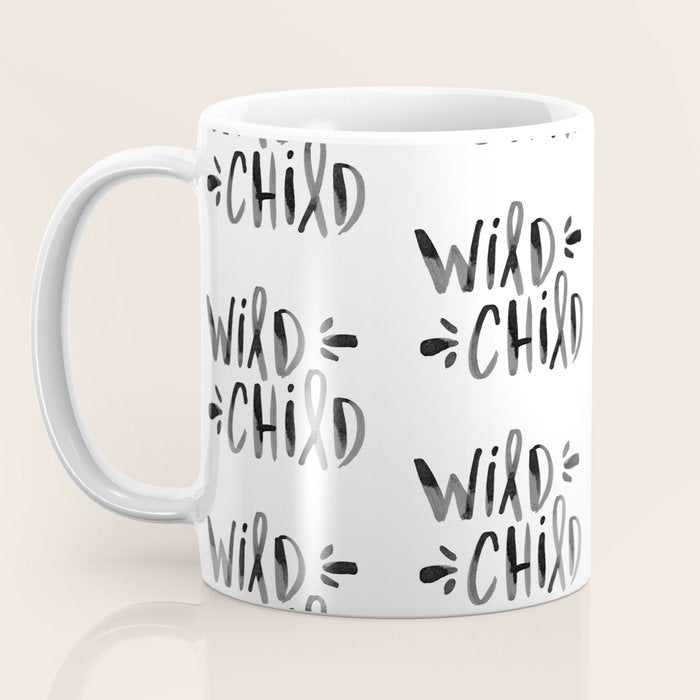 Wild Child - Black Coffee Mug Gallery Image 3