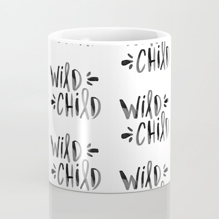 Wild Child - Black Coffee Mug Gallery Image 4