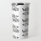 Wild Child - Black Travel Mug Gallery Image 1