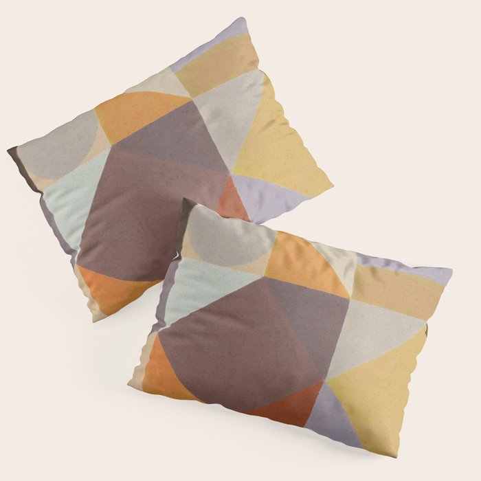 Geometric Shapes & Colors #1 Pillow Sham Gallery Image 1