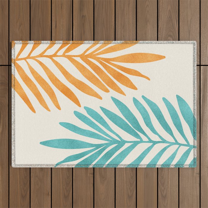 Friends Forever - Palm Leaf Outdoor Rug Gallery Image 1