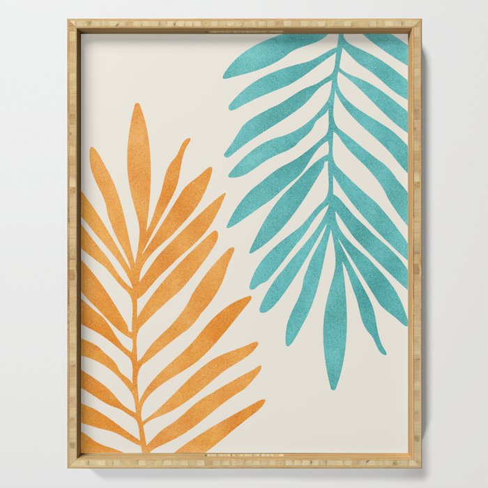 Friends Forever - Palm Leaf Serving Tray Gallery Image 1