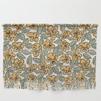 Black and Yellow Pansies Wall Hanging Gallery Image 1