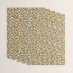 Black and Yellow Pansies Wrapping Paper Gallery Image 3