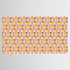 Mid century Modern Geo Pattern 1 Tablecloth Gallery Image 2