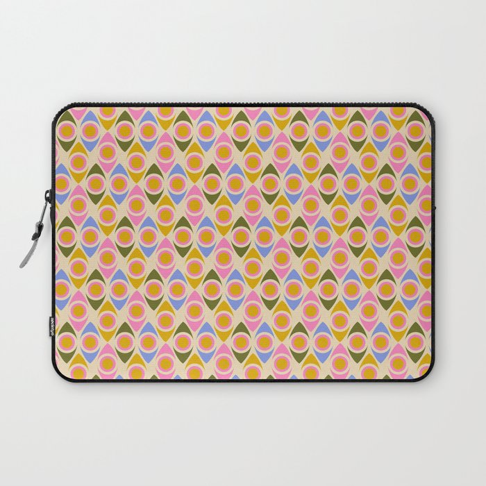 Mid century Modern Geo Pattern 1 Laptop Sleeve Gallery Image 1