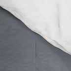 Liquid Swirl Abstract Pattern in Gray Monochrome  Comforter Gallery Image 4