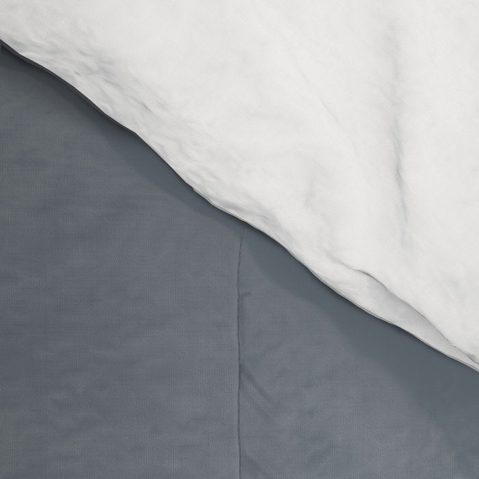 Liquid Swirl Abstract Pattern in Gray Monochrome  Comforter Gallery Image 4