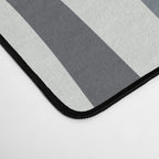 Liquid Swirl Abstract Pattern in Gray Monochrome  Desk Mat Gallery Image 4