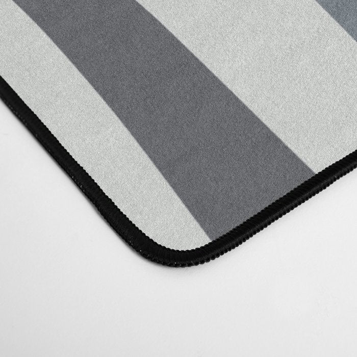 Liquid Swirl Abstract Pattern in Gray Monochrome  Desk Mat Gallery Image 4