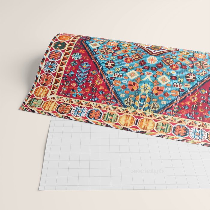Colorful Kaleidoscope: Vintage Bohemian Moroccan Art Wrapping Paper Gallery Image 2