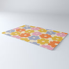 Simple Flower Pattern #1 Rug Gallery Image 3