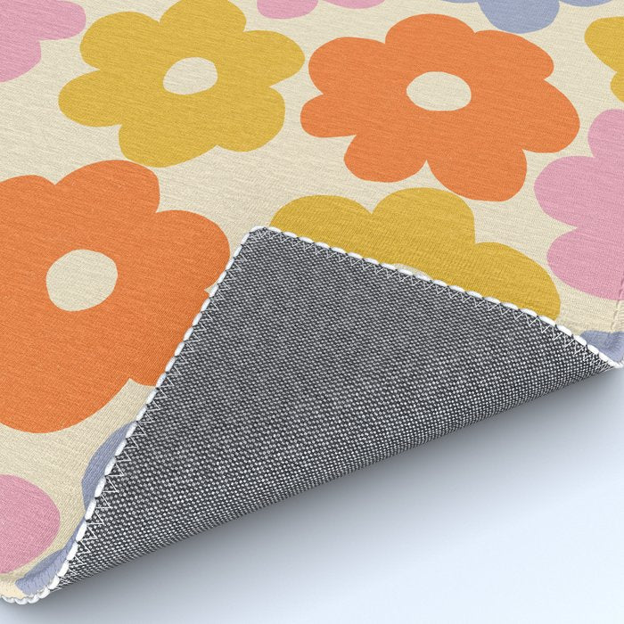 Simple Flower Pattern #1 Rug Gallery Image 4